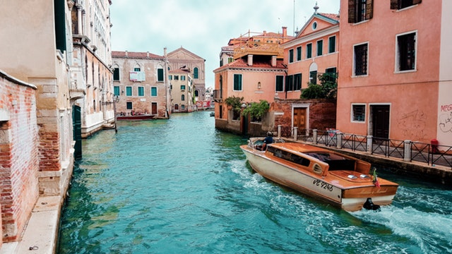 Houses in Venice, Italy